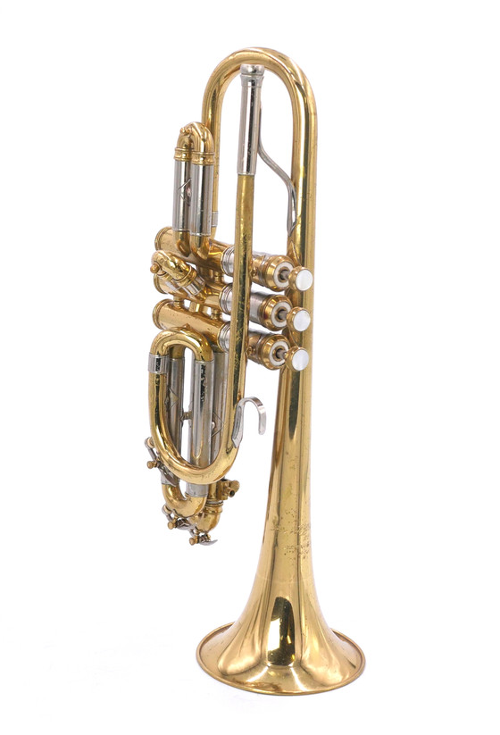 Holton Model 25 cornet in Clear Lacquer UCOR Holton 25 Cornets Holton ...