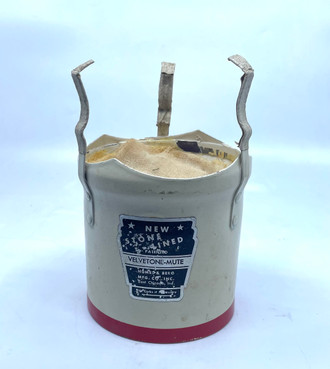 Humes and Berg Stone lined Velvetone Trumpet Bucket Mute - ACB Blowout Sale - Lot M114
