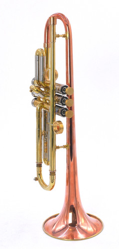Del Quadro Grande Campana Trumpet in Raw Brass