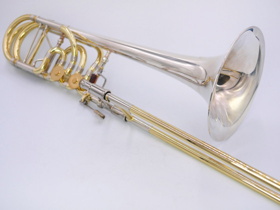 GREAT Pre-Owned Greenhoe/Edwards Bass Trombone Silver Plated Bell