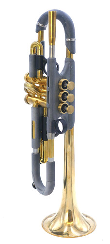 Great Playing Harrelson Bravura XVT Prototype Trumpet in Polished Raw Brass