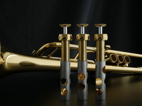 管楽器・吹奏楽器 Austin Custom Brass Lead 1.25 Modern Austin Custom Brass Lead 1.25 Silver | Reverb