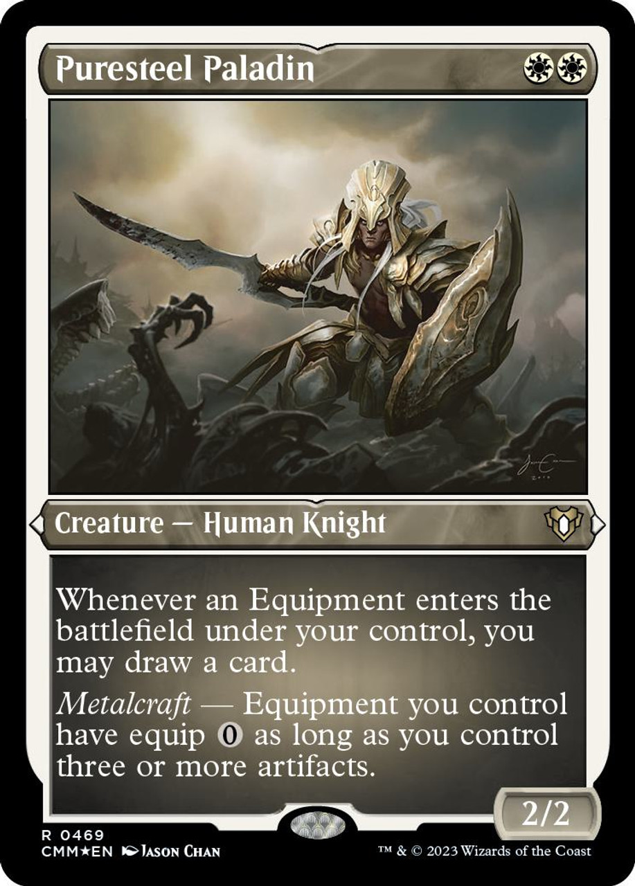 Puresteel Paladin [469] [Etched Foil] [Commander Masters] - Face To Face  Games