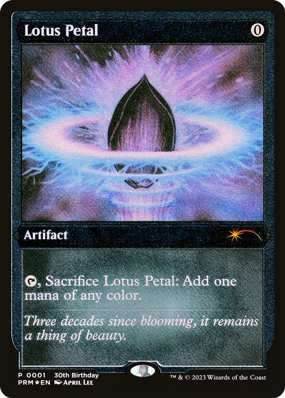 Lotus Petal [2] [Etched Foil] [30th Anniversary Misc Promos