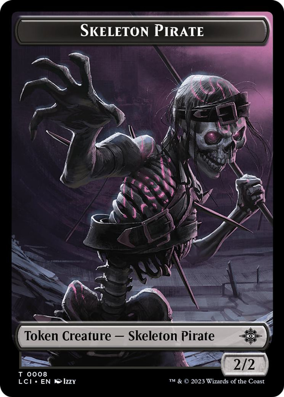 Skeleton Pirate Token (08) // Vampire Token (04) [The Lost Caverns of  Ixalan: Tokens] - Face To Face Games