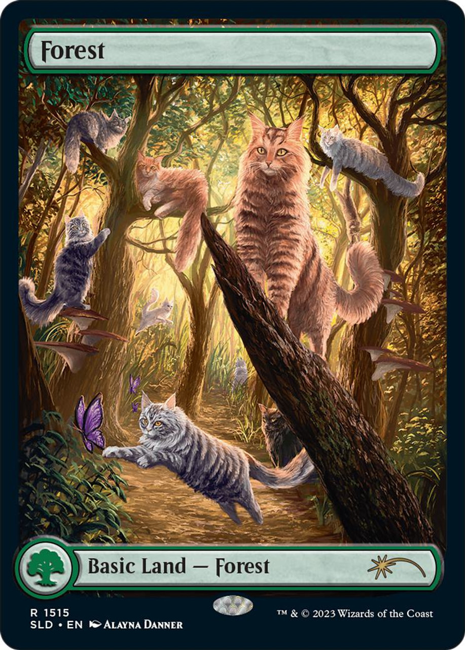 Forest [1515] [Full Art] [Raining Cats and Dogs] [Secret Lair Drop ...