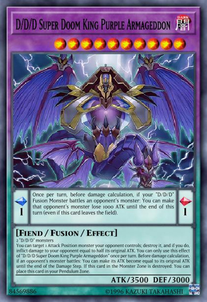 D/D/D Super Doom King Purple Armageddon - SOFU-EN096 - Common