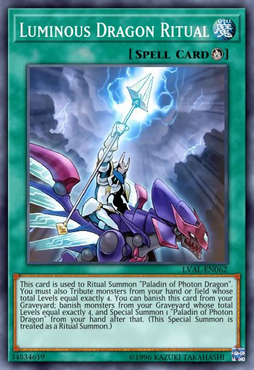 Luminous Dragon Ritual - LVAL-EN062 - Common - Face To Face Games