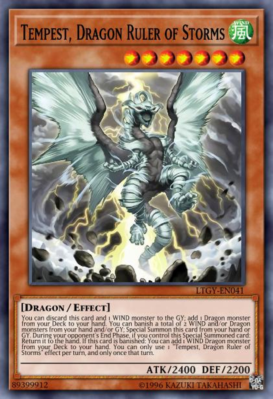 Tempest, Dragon Ruler of Storms - CT10-EN004 - Secret Rare