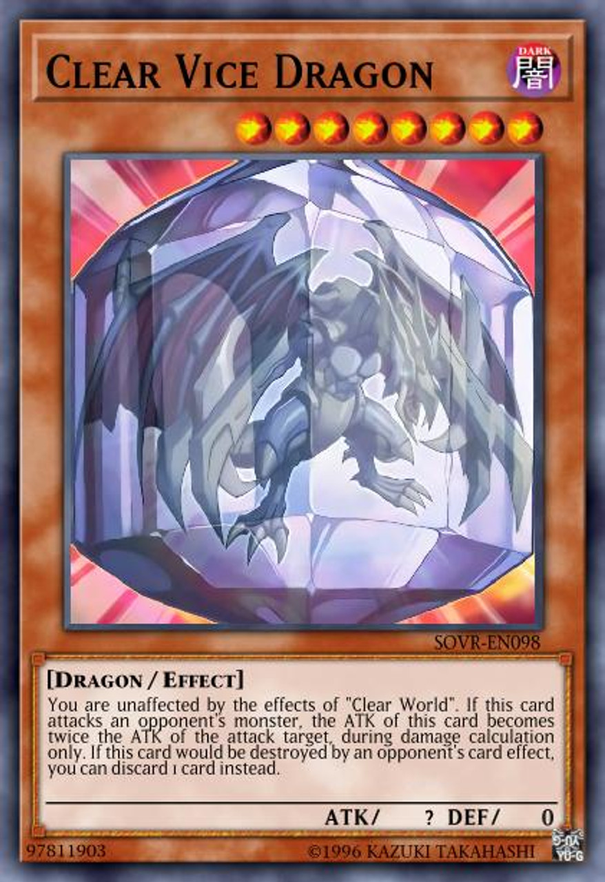 Clear Vice Dragon - SOVR-EN098 - Secret Rare