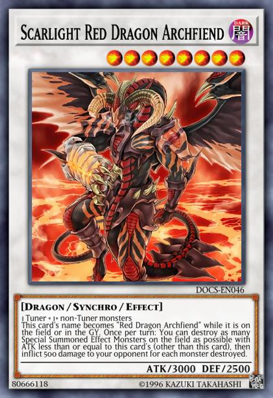 Scarlight Red Dragon Archfiend MP16 EN140 Secret Rare