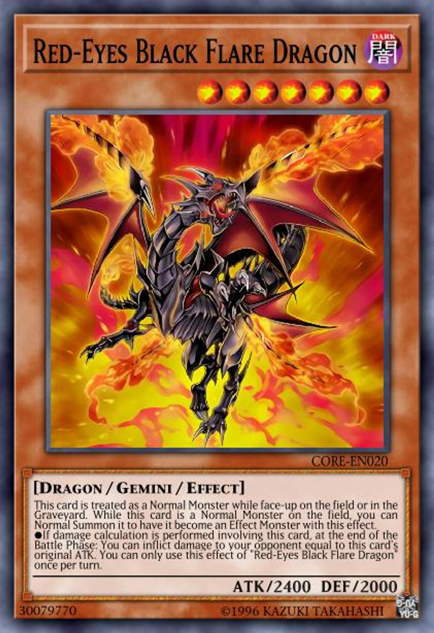 yugioh cards red eyes black dragon