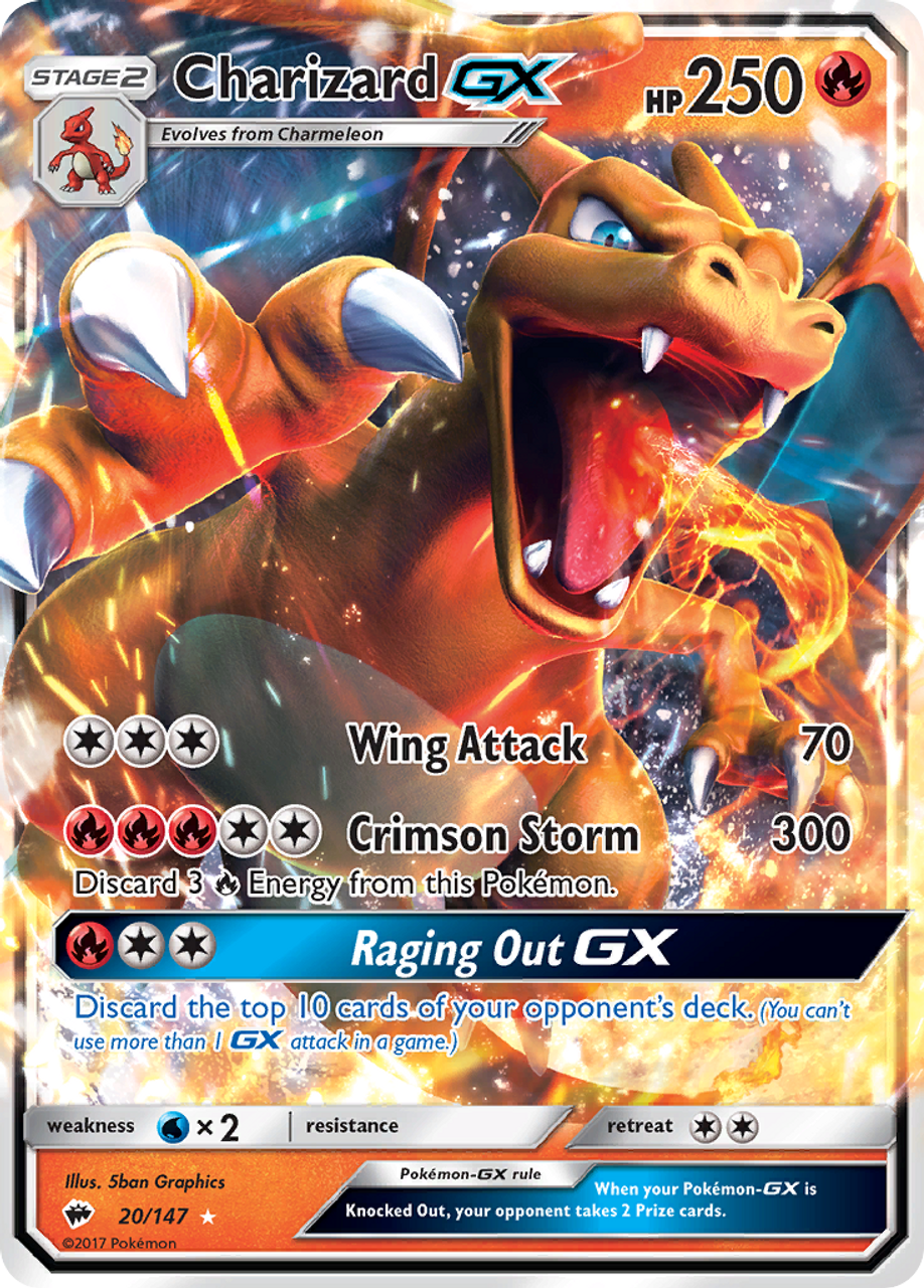 Charizard [G] - 20/147 - Rare - Reverse Holo - Pokemon » Singles