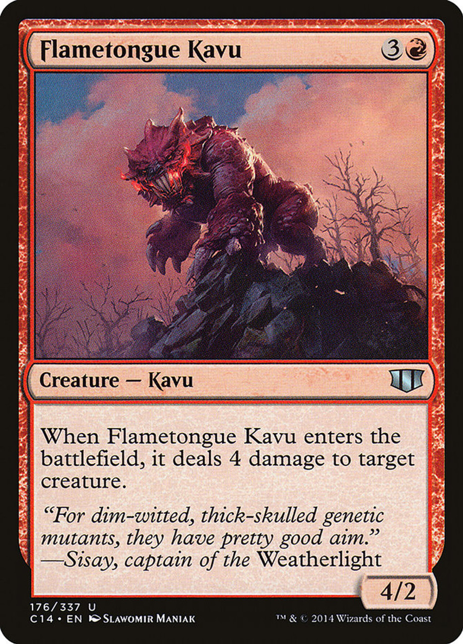 Flametongue Kavu [Commander 2014] - Face To Face Games