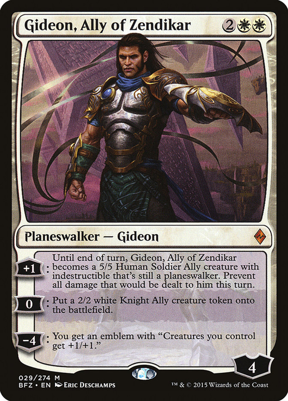 Gideon, Ally of Zendikar [Battle for Zendikar] - Face To Face Games