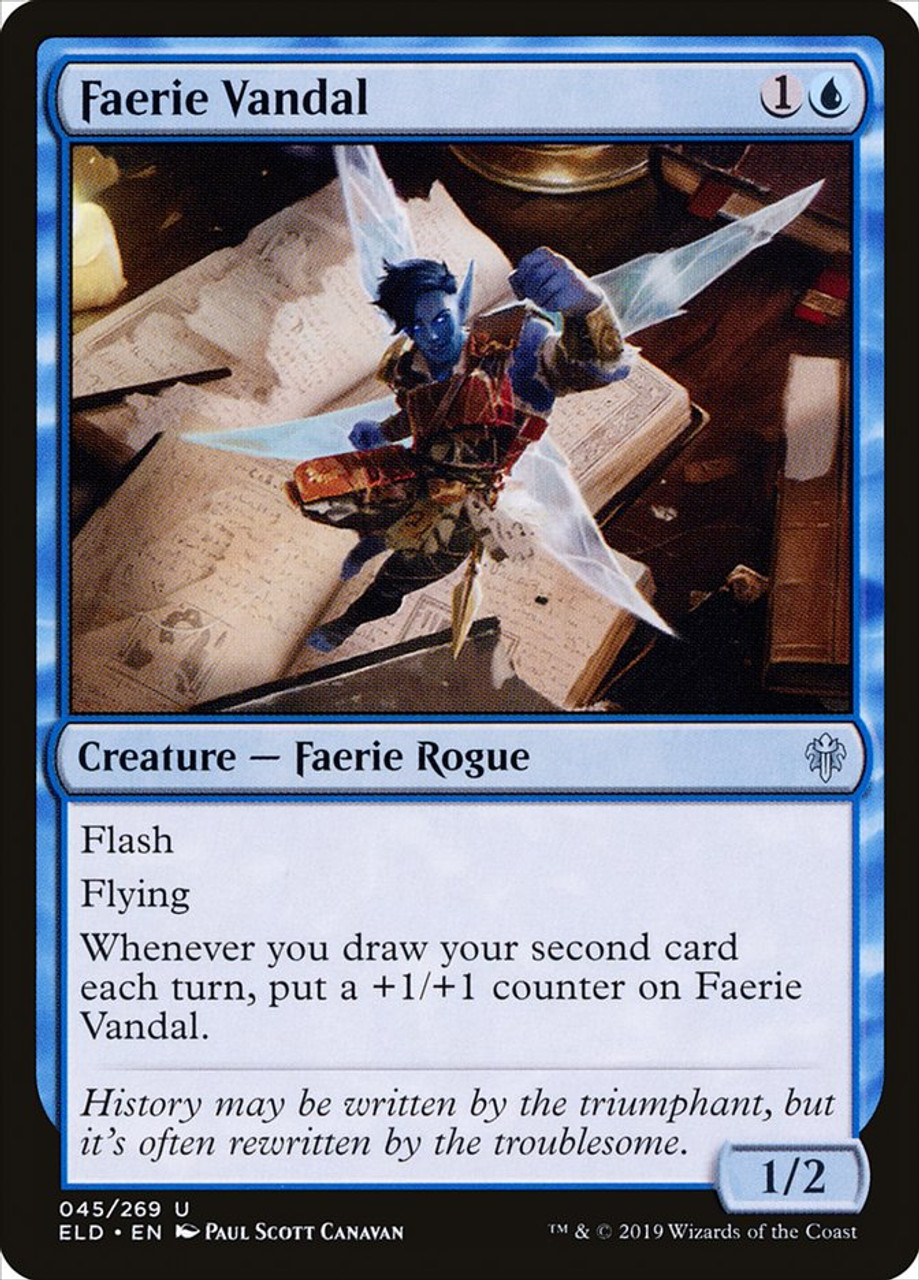 Faerie Vandal [Throne of Eldraine] - Face To Face Games