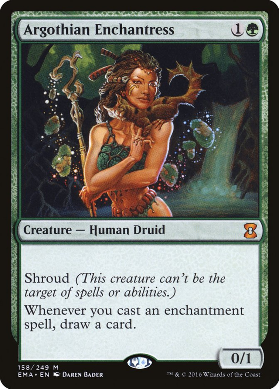 WOTC MTG Eternal Masters Argothian Enchantress (MR) EX 海外即決-