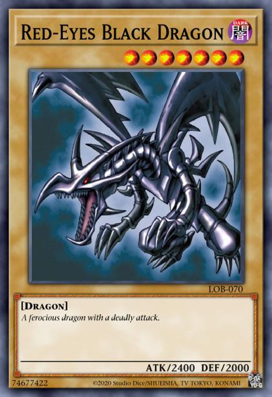 yugioh cards red eyes black dragon