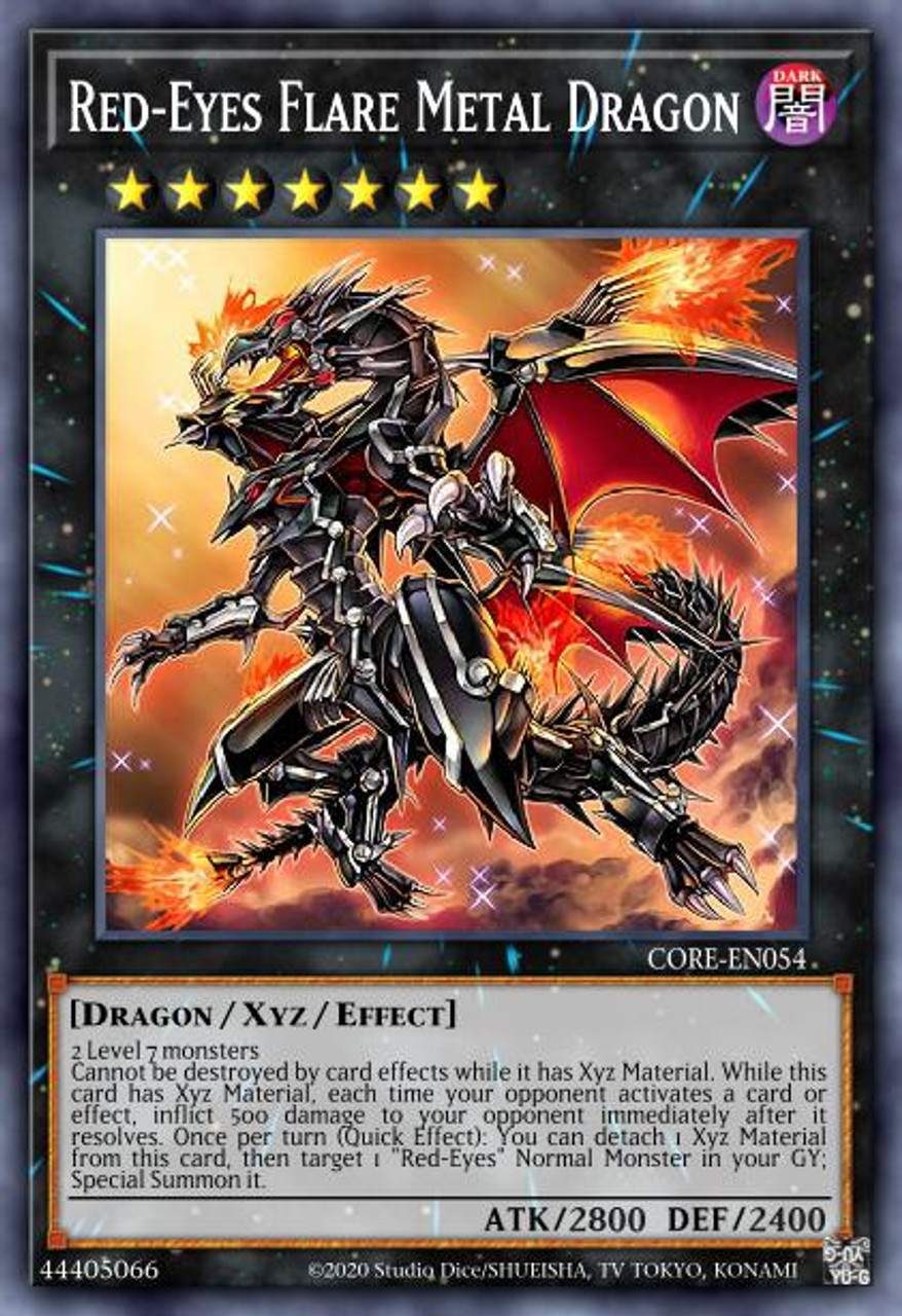 Red-Eyes Flare Metal Dragon (Green) - LDS1-EN015 - Ultra Rare - Face To  Face Games