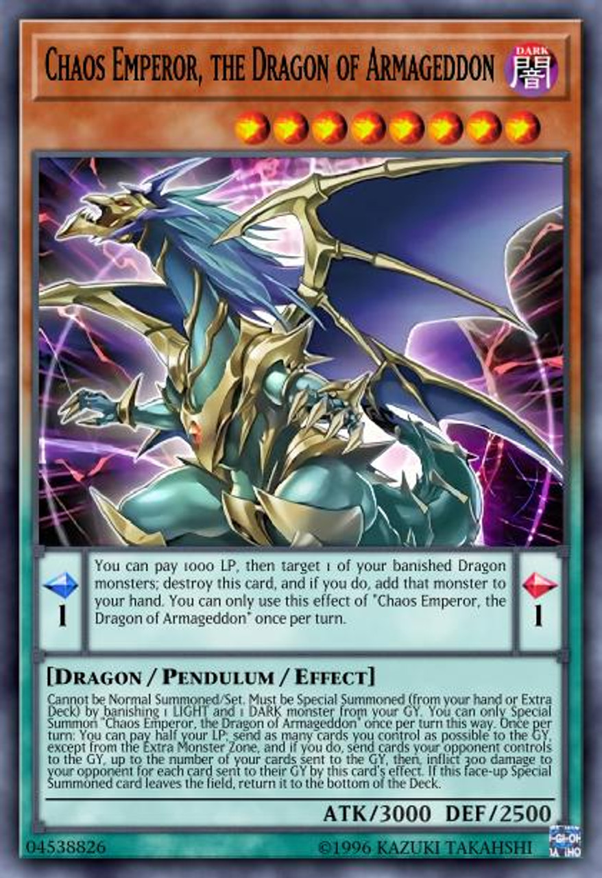 Chaos Emperor, the Dragon of Armageddon - BLAR-EN051 - Secret Rare