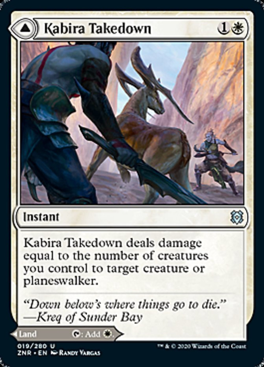 Kabira Takedown // Kabira Plateau [19] [Zendikar Rising] - Face To