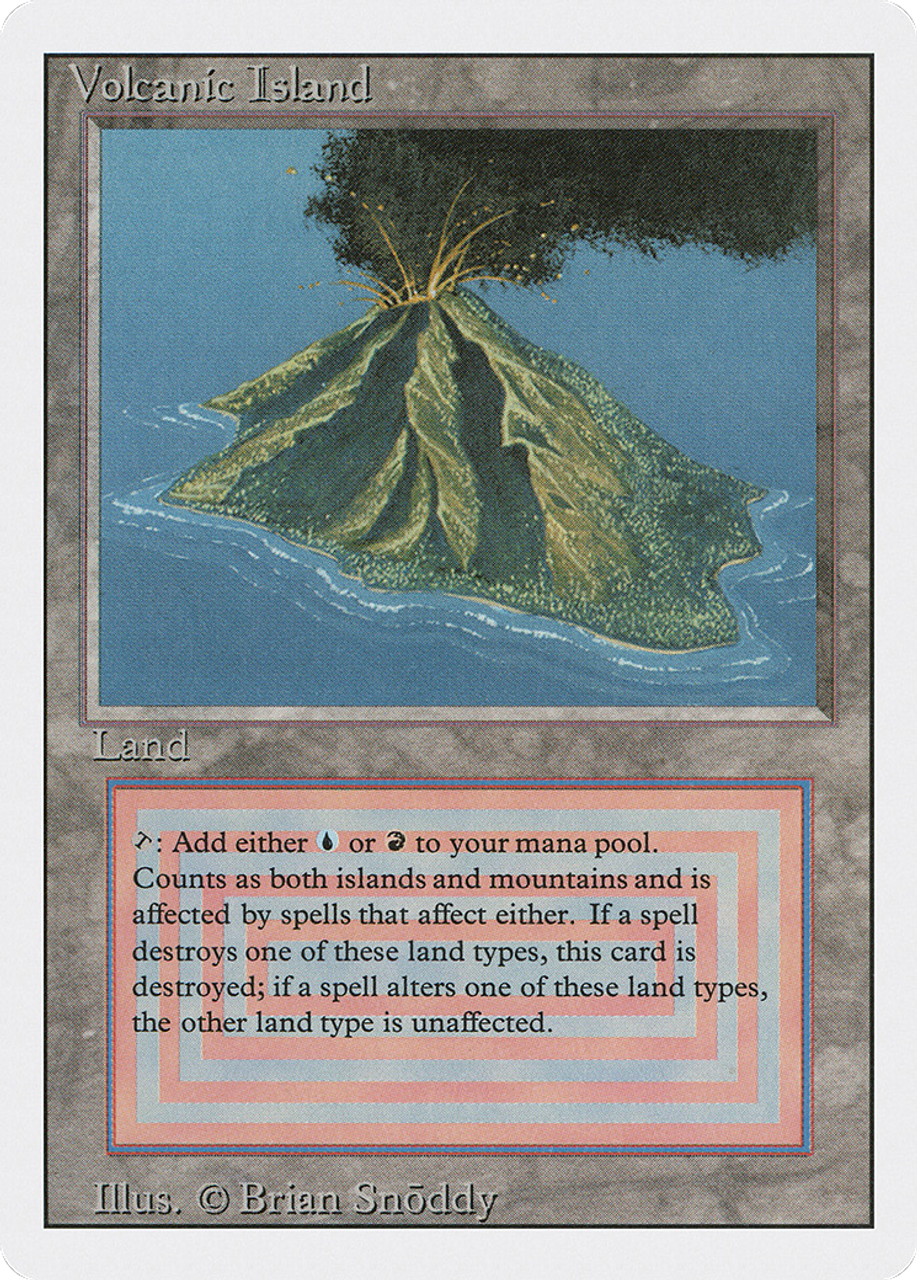 売り切り御免！】 MTG Volcanic Island 英語 2ED アンリミテッド ...