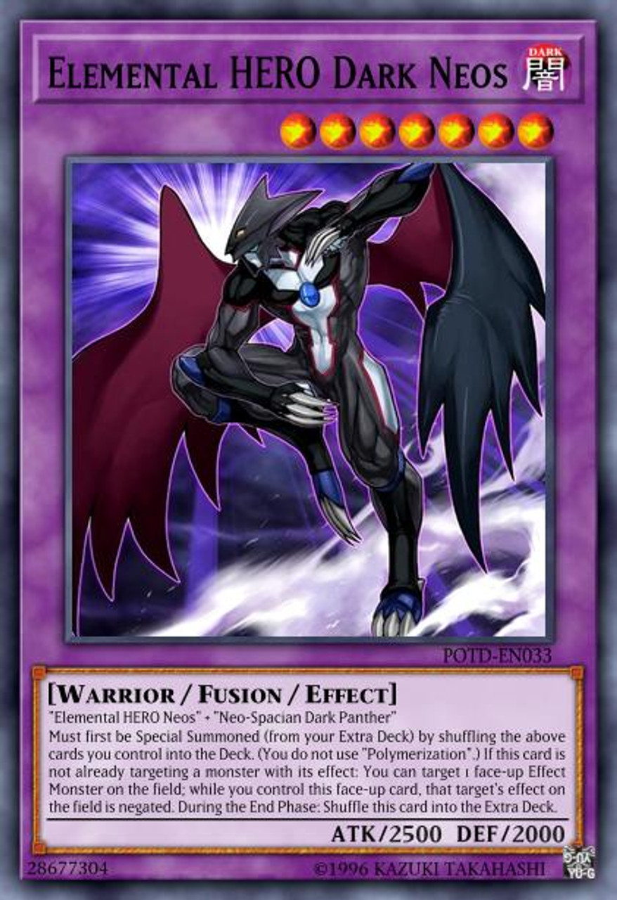 Elemental HERO Dark Neos DP03 EN014 Super Rare Face To Face