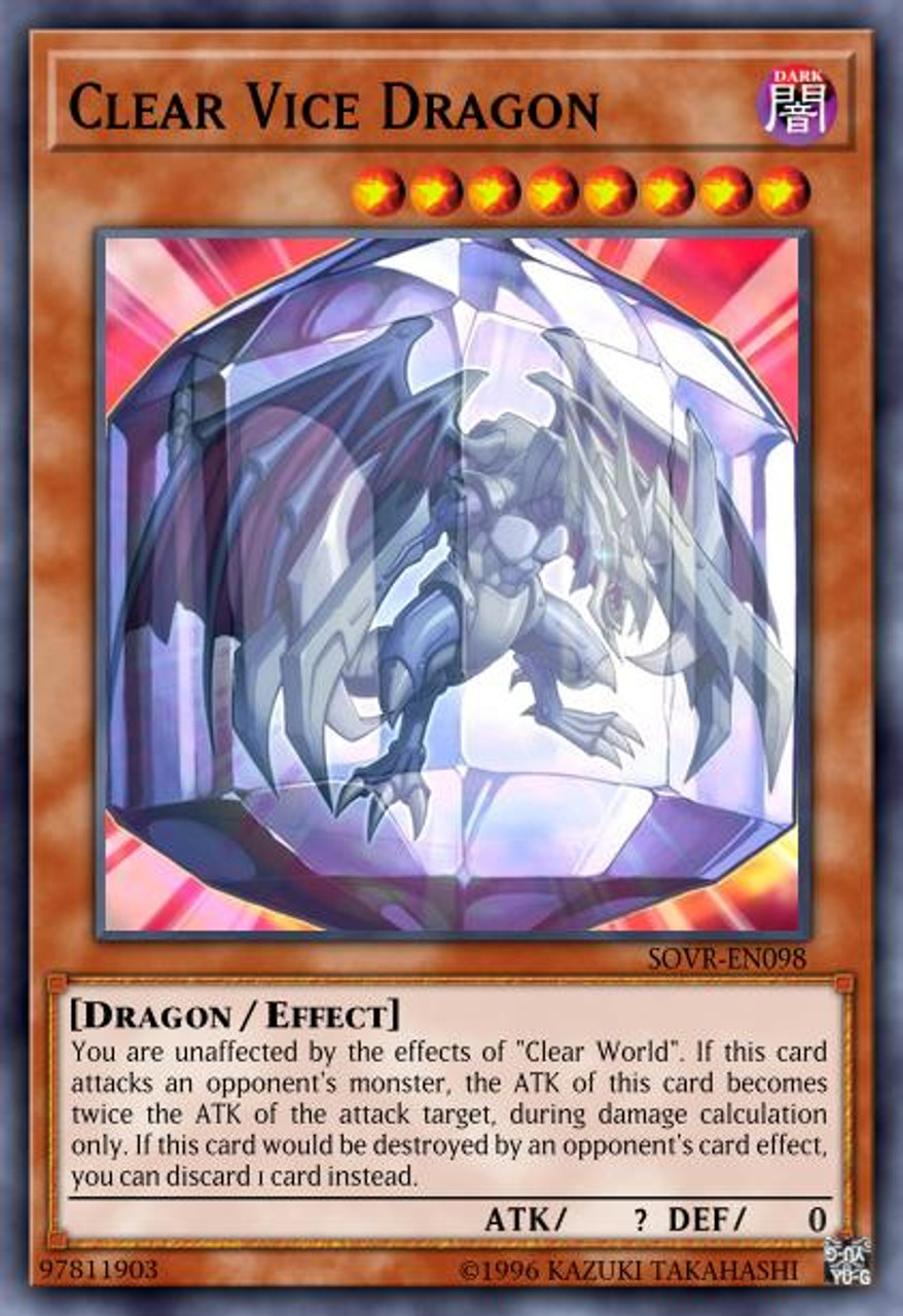 Clear Vice Dragon - SOVR-EN098 - Secret Rare