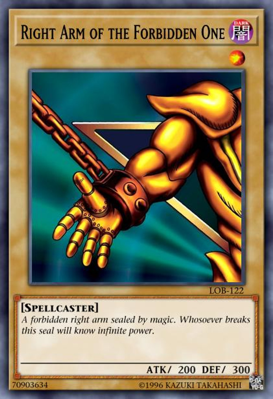 Right Arm of the Forbidden One - LOB-122 - Ultra Rare