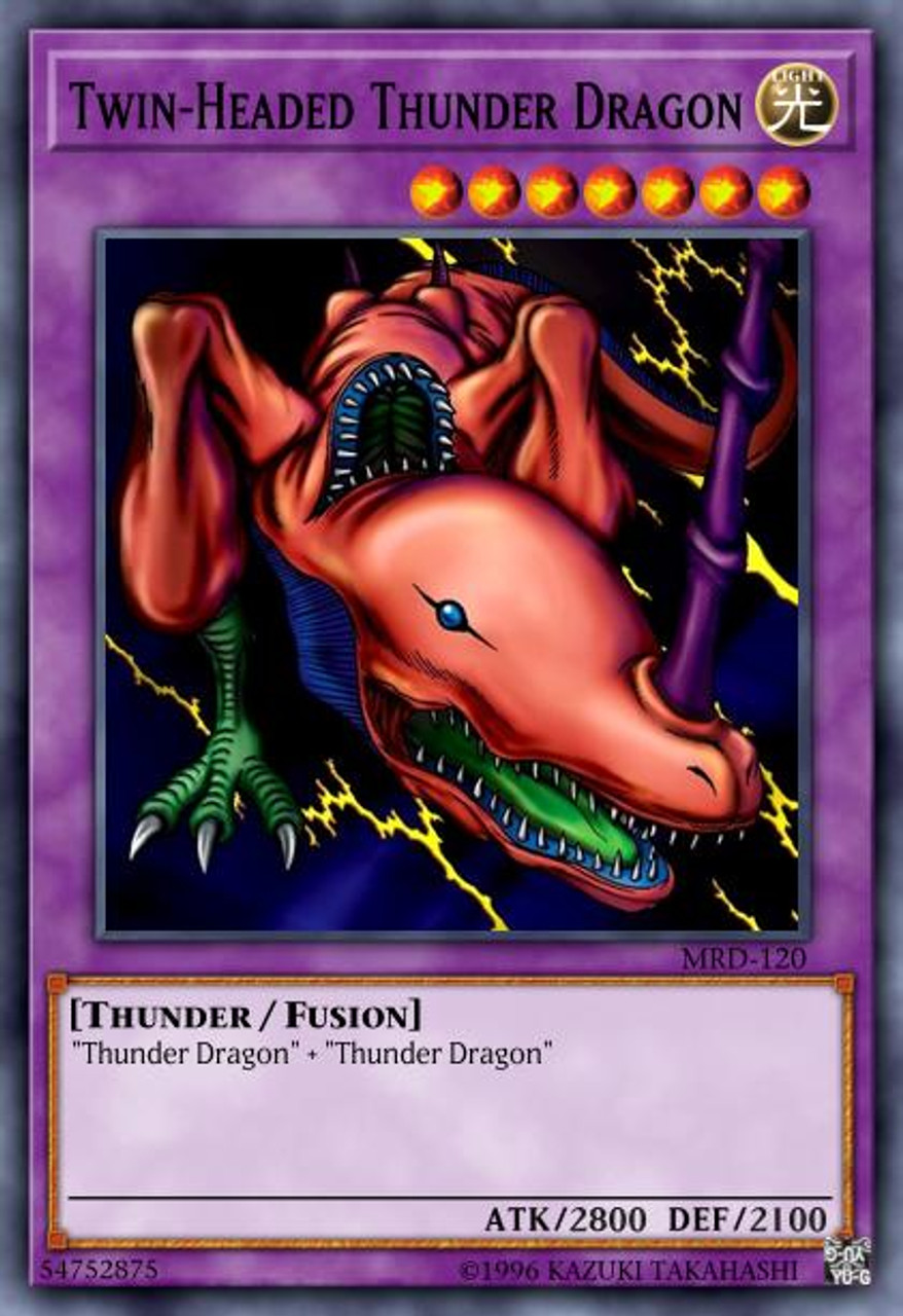 Twin-Headed Thunder Dragon - MRD-120 - Super Rare