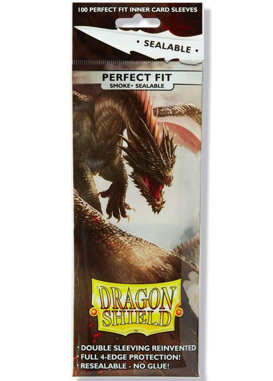 Dragon Shield - Sealable Perfect Fit Sleeves: Clear (100ct