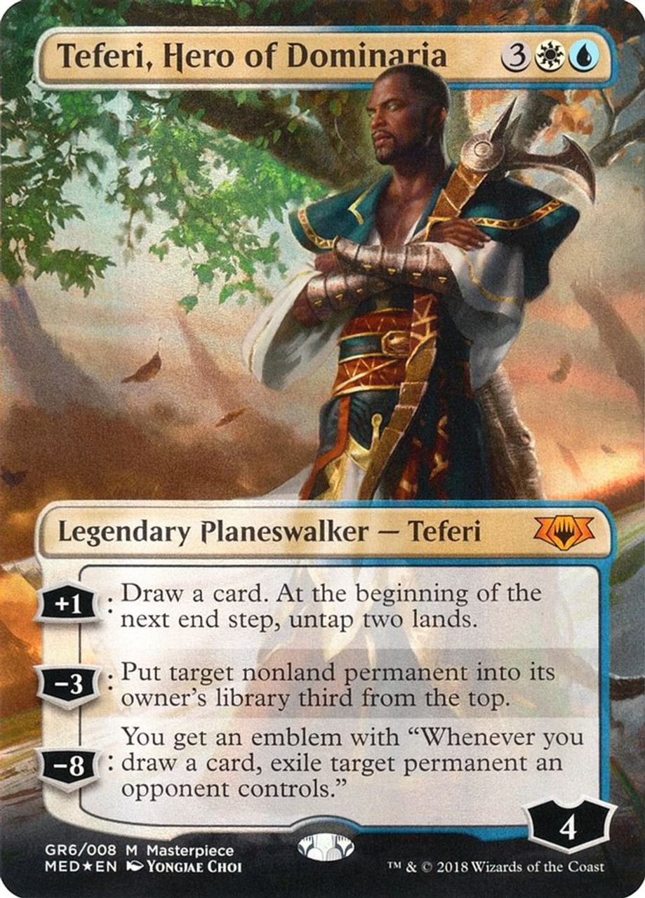 MTG Teferi， Hero of Dominaria 207/269 Dominaria Mythic NM 海外 即決-