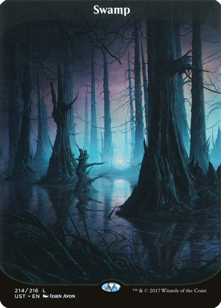 Swamp [214] [Full Art] [Unstable] - Face To Face Games