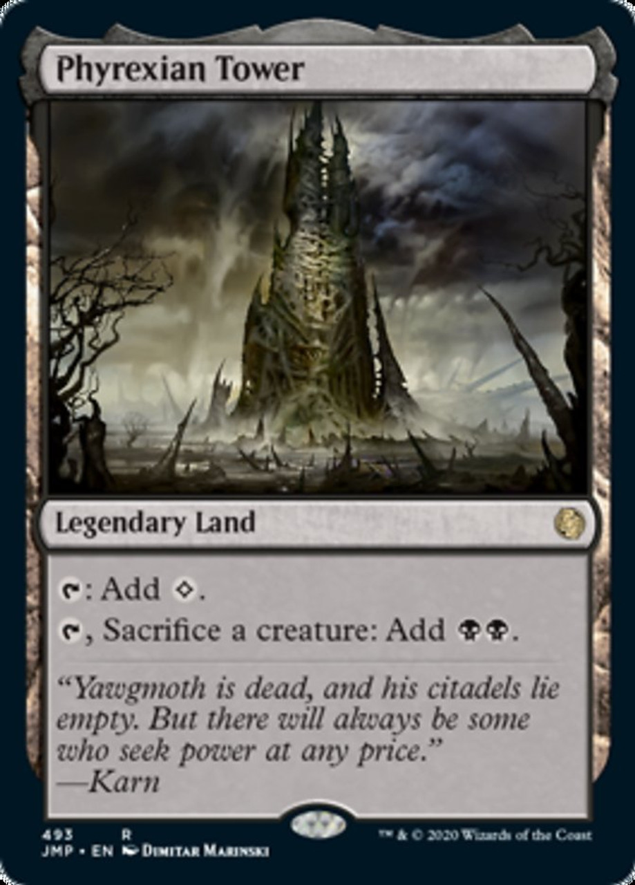 MTG Phyrexian Tower - Jumpstart (JMP) NMT 4/24 scanned 海外 即決