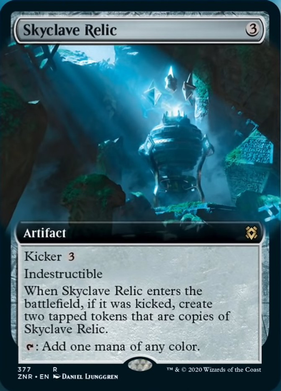 Skyclave Relic - Extended Art [377] [Zendikar Rising] - Face To