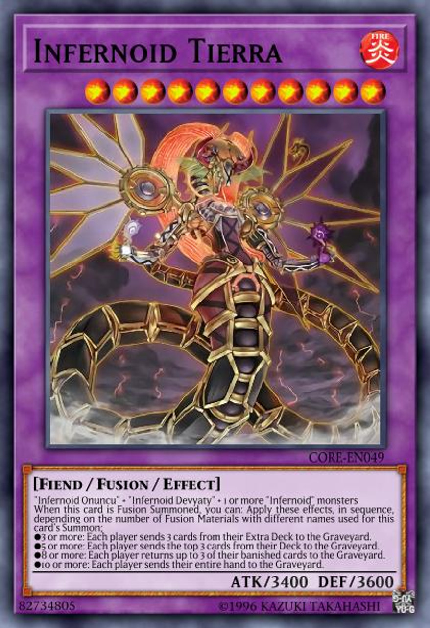 Yu-gi-oh!-Infernoid Tierra-CORE-049-1st-Ultimate-NM 海外即決-