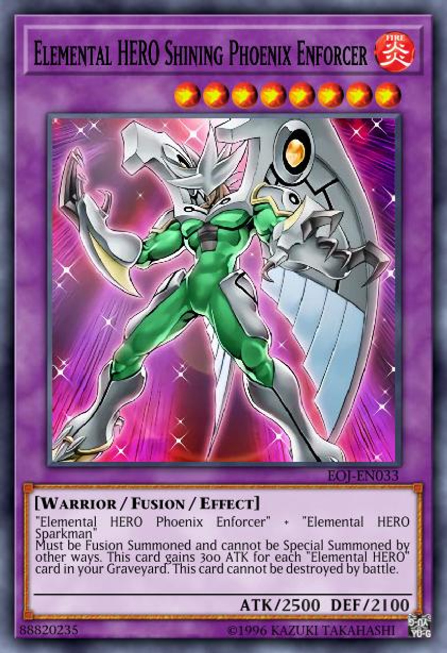 Elemental HERO Shining Phoenix Enforcer - EOJ-EN033 - Ultimate Rare