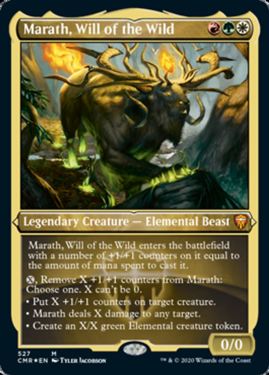 Marath, Will of the Wild - Etched Foil [527] [Commander Legends]