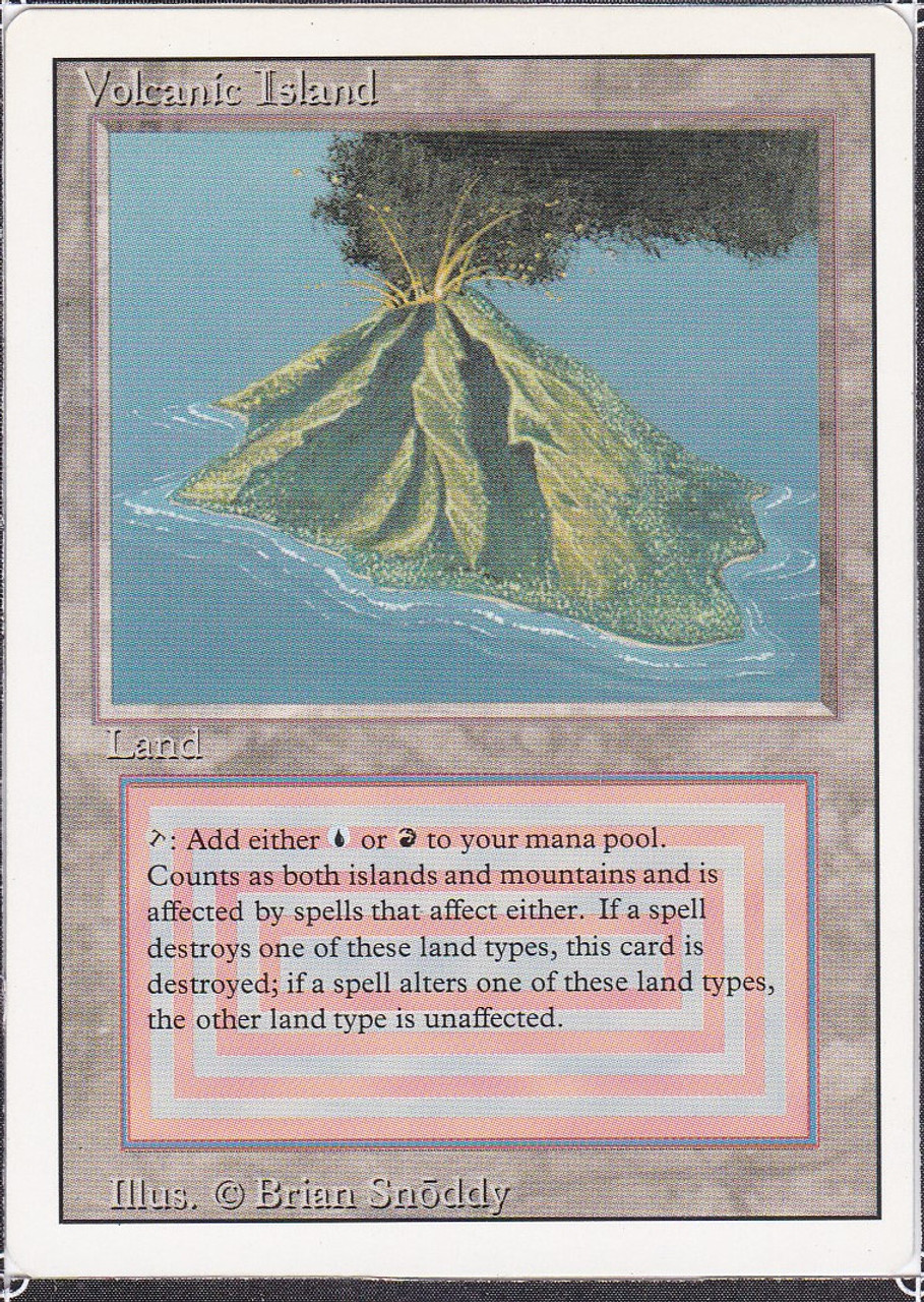 オプティミスティック MTG Volcanic Island 英語版 デュアルランド MP