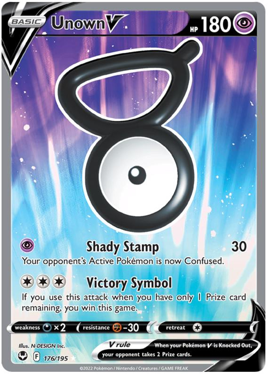 Unown V - 176/195 - Rare Ultra