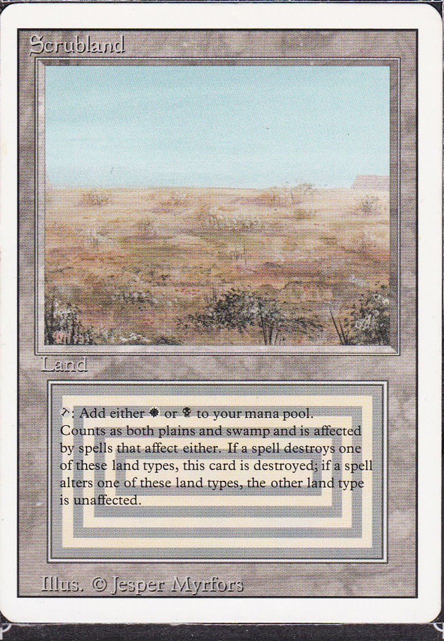 MTG Scrubland-