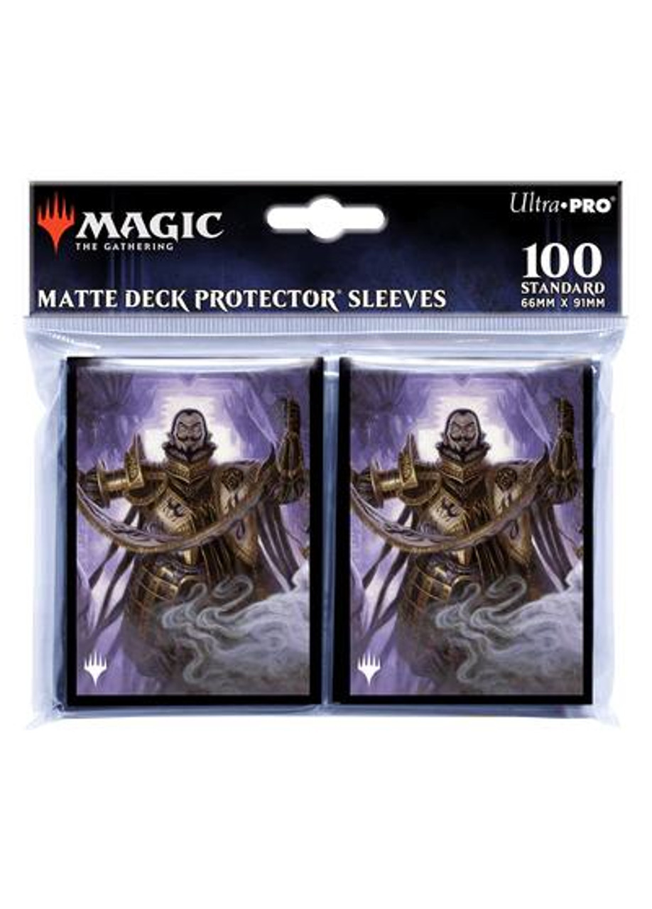 Ultra Pro 18286 Magic The Gathering-Standard Deck Protectors Sleeves 100  Pack-Celestial, Swamp, Black/Black