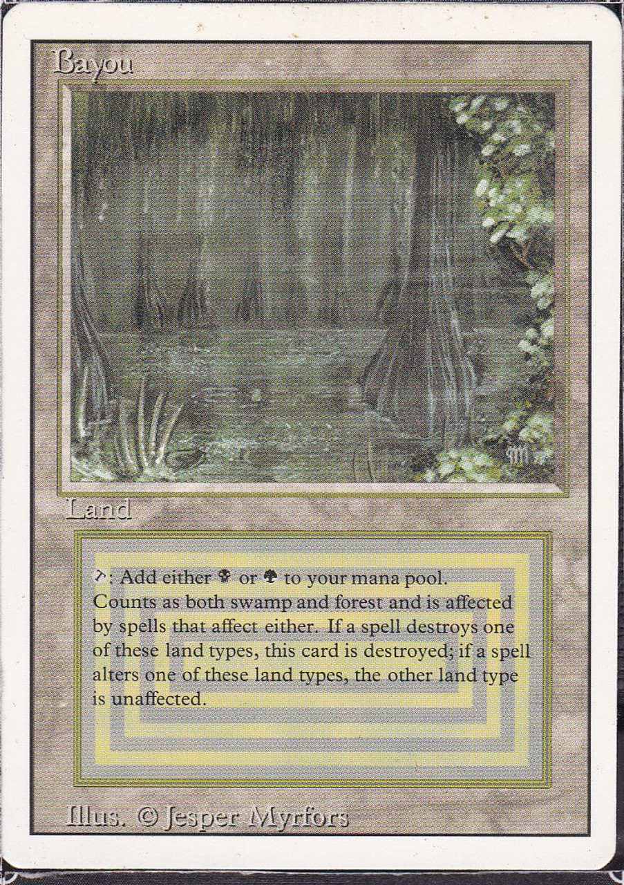 再再販！ MTG【3ED】Bayou - chiomegahouston.com