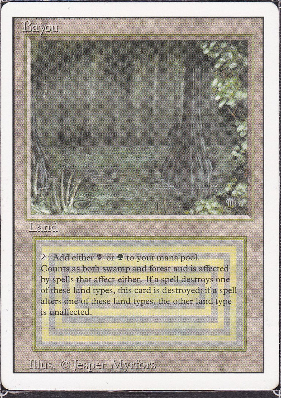 MTG bayou 3ED