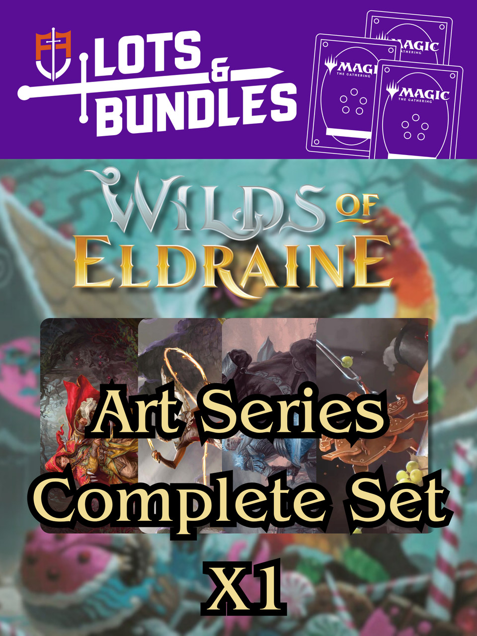 Wilds of Eldraine - Complete Set - Art Series x 1 - Face To Face Games