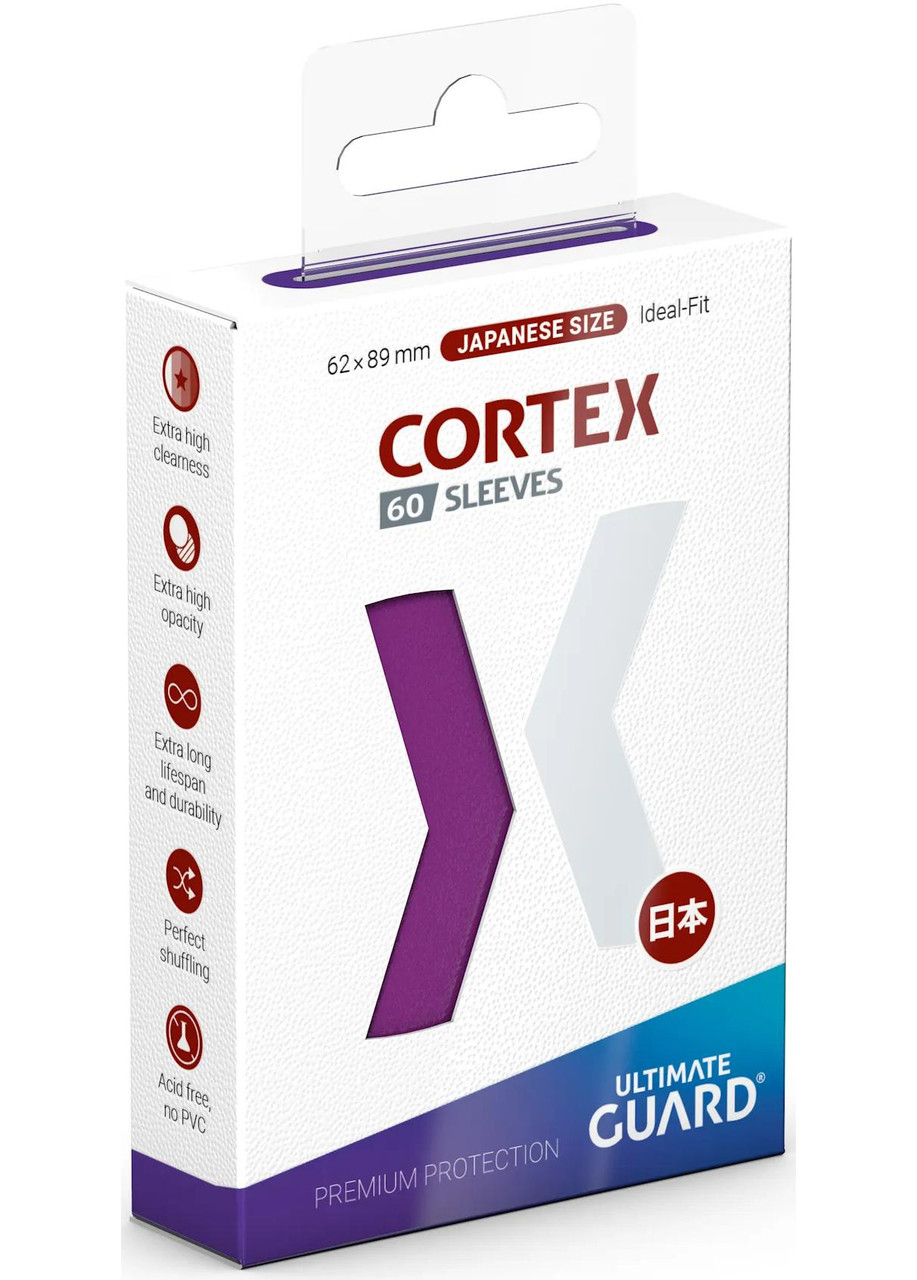 Ultimate Guard Cortex Glossy Sleeves - Japanese Size - 60ct - Purple - Face  To Face Games