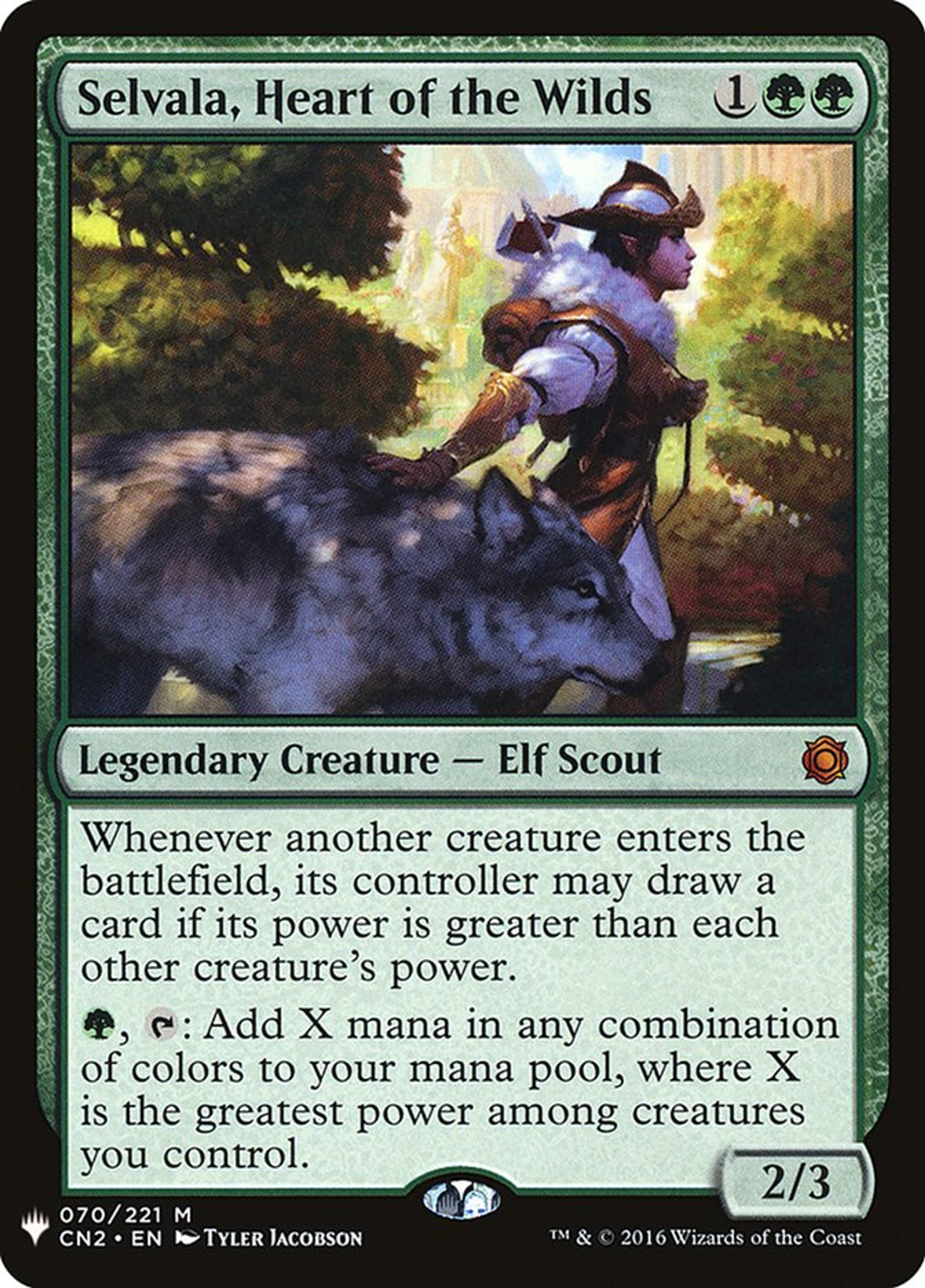 mtg selvala heart of the wilds price