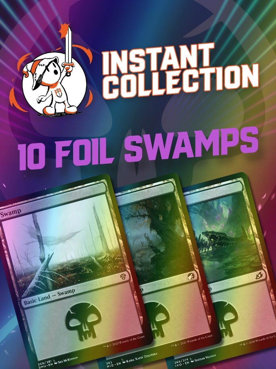 10 Foil Swamps