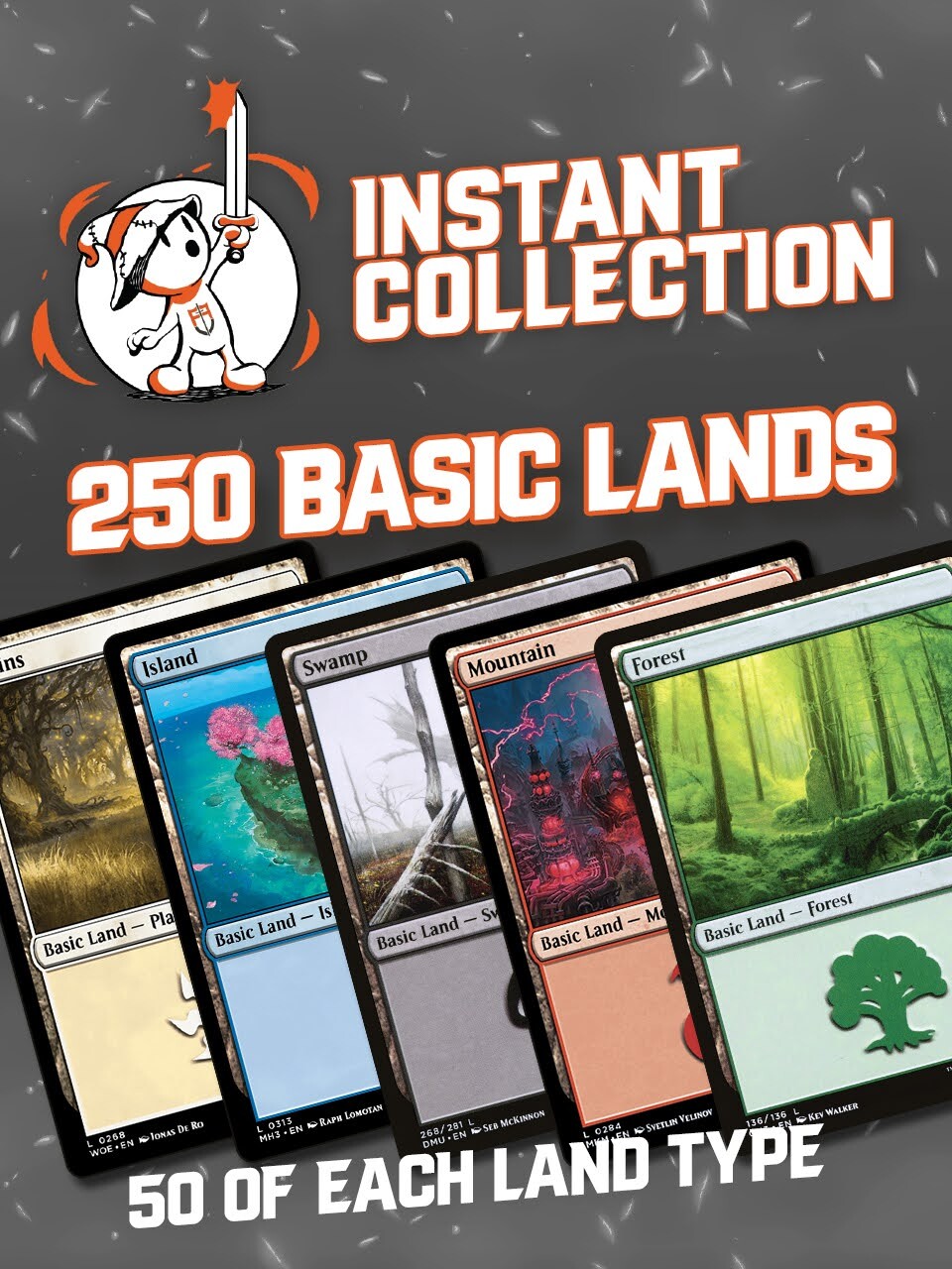 250 Basic Lands