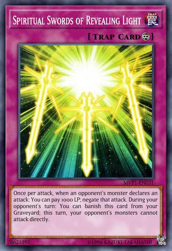 Spiritual Swords of Revealing Light - MVP1-EN031 - Ultra Rare